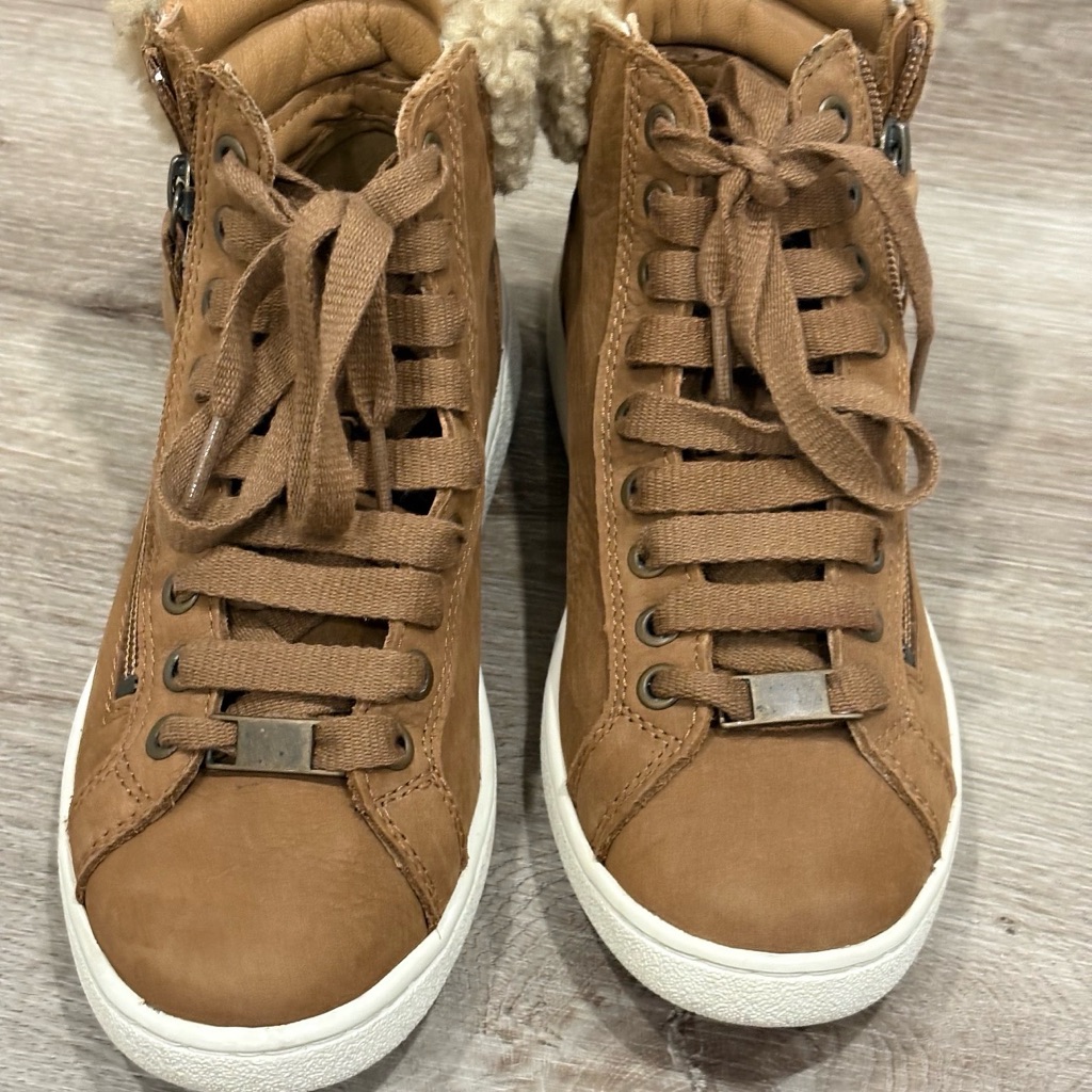 Women's Ugg Tan High-Top Sneakers